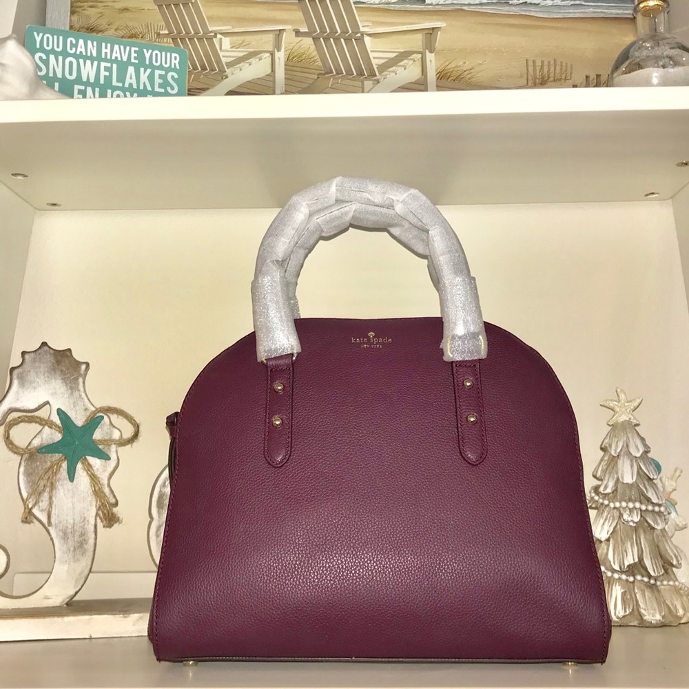 Take 40% Off Kate Spade ♠️ Reiley Larchmont Avenue Satchel NWTs - Picture 2 of 12